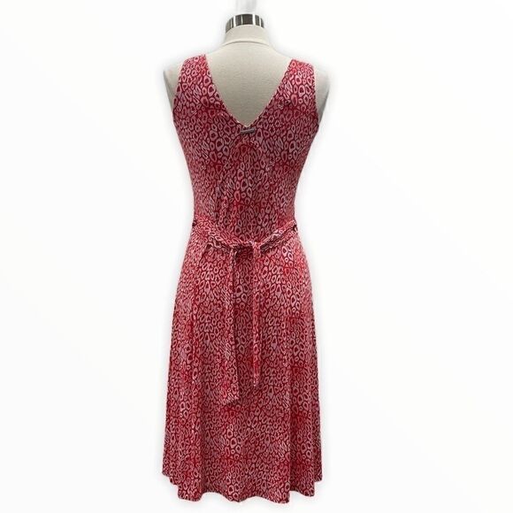 Michael Kors Animal Print Midi Sleeveless Dress - Picture 8 of 15